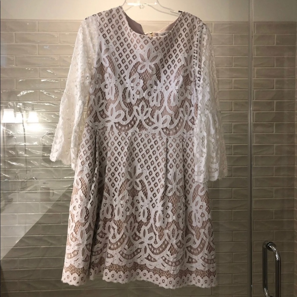 Eliza J White Lace Dress Size 16